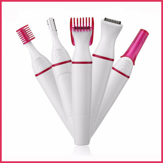 5 in 1 Multifuntion Women Hair Removal Electric Eyebrow Shaping Shaving Machine