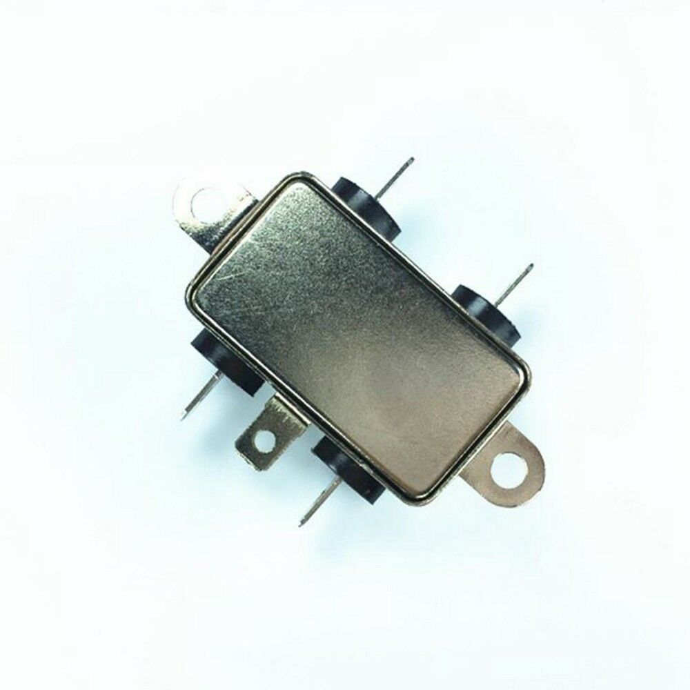 1PCS EMI Filter AC 115/250V 50/60Hz Solder Lug Terminals Power Line Filter 10A