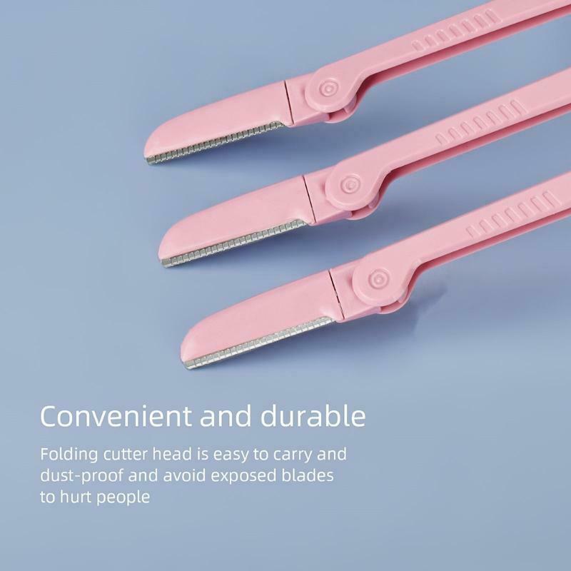 9Pcs Eyebrow Razors Pink Multi Purpose Hair Removal Tool Epilators Hair Trimmer