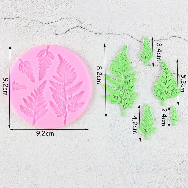 Flower Filler Leaf silicone Decorating Molds Cake Sugarpaste Candy Clay M.l8