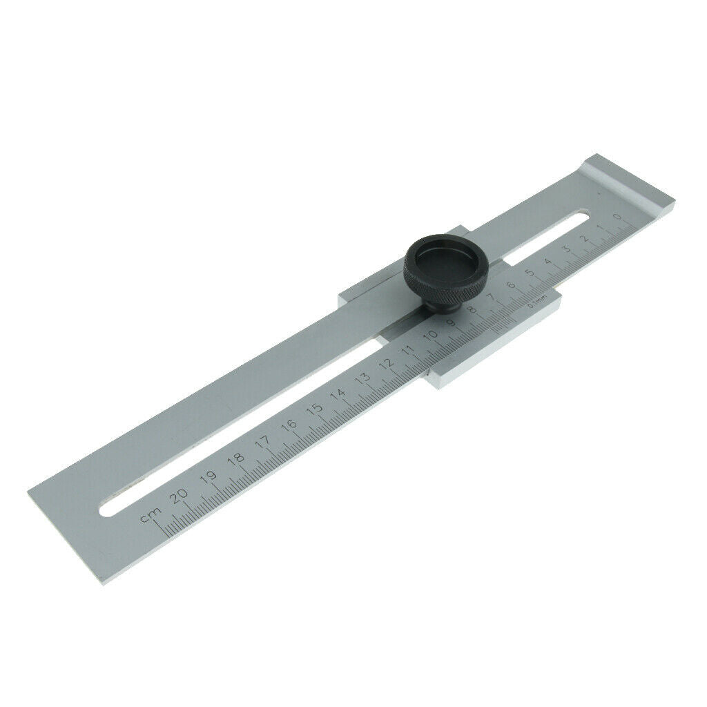 0.1mm Precision Parallel Ruler Marker Marking Gauge Line Ruler 0-200mm Steel