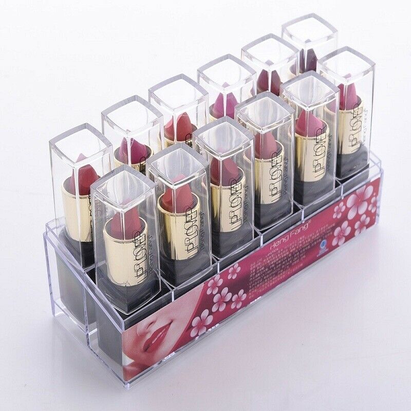 12pcs Matte Velvet Set Lip Gloss Waterproof Lip Gloss Cosmetic 12 Fashionable