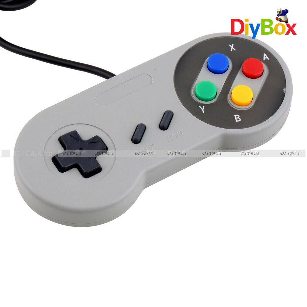 USB Wired SNES Controller Retro Gaming Joystick Joypad Gamepad For Nintendo