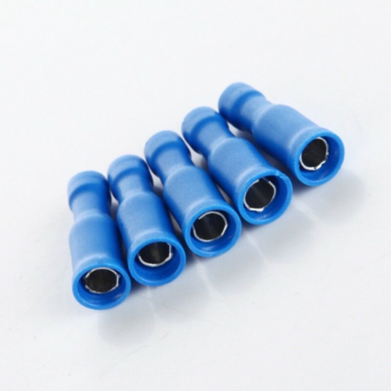 100PCS Female + Male Assorted Bullet Connectors 1.1mm to 2.6mm2/16-14awg Crimped
