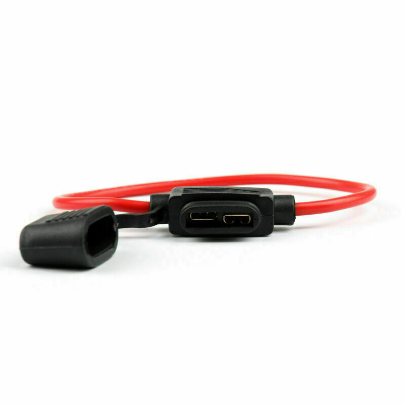 4Pcs Mini Blade Fuse Holder Waterproof 12AWG In-Line Wire Cable For Car/Boat CA