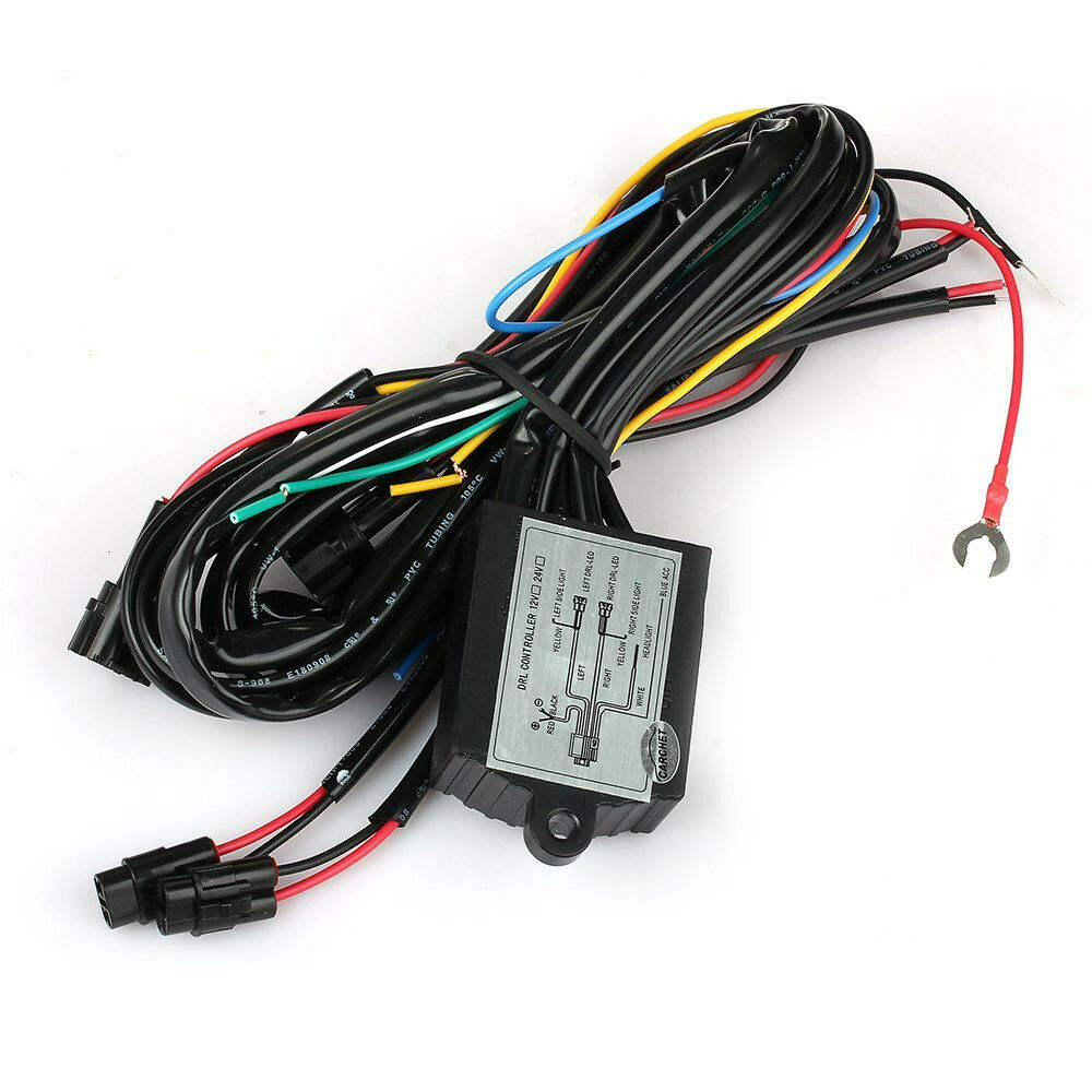 Universal LED Daytime Running Light Automatic ON/OFF Controller Module Box Relay