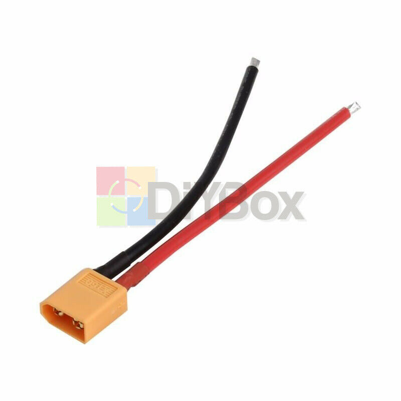 4Pcs 2Pair XT60 Connector Male & Female W/ Housing 14AWG Cable 10CM Silicon Wire