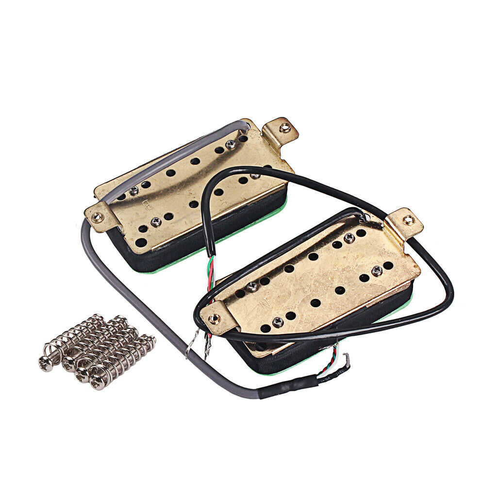 Green Double Coil  Pickup Neck&Bridge for  LP Electric Guitar