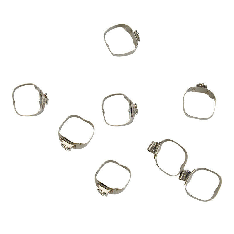 340pcs Dental Orthodontic 1st Molar Bands M Series Buccal Tube Roth 0.022" U2/L1