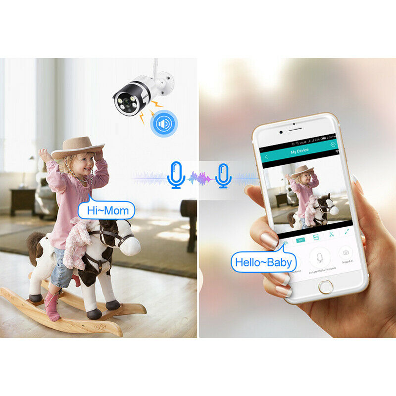 1080P Wireless IP Camera Wifi Security Outdoor Night Vision Surveillance Camera