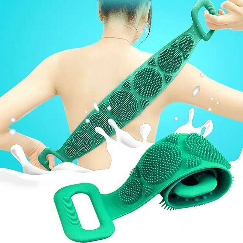 Magic Silicone Brushes Bath Towels Rubbing Back Mud Peeling Body Massage .l8