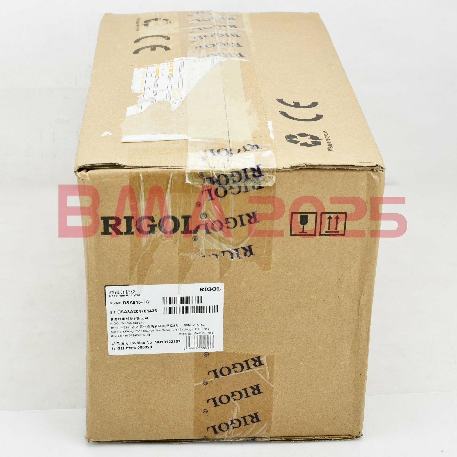 1PC Brand New RIGOL DSA815-TG Spectrum Analyzer 1year warranty DHL free Ship
