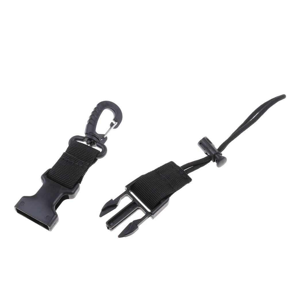 Heavy Duty Scuba Diving Webbing Lanyard Holder Strap & Quick Release Buckle