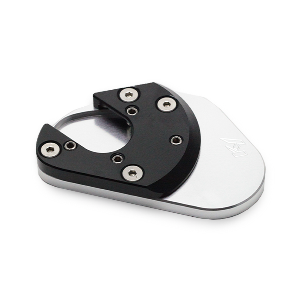 Kickstand Side Stand Extension Plate Pad For KAWASAKI ZX-6R NINJA ZX-10R/RR