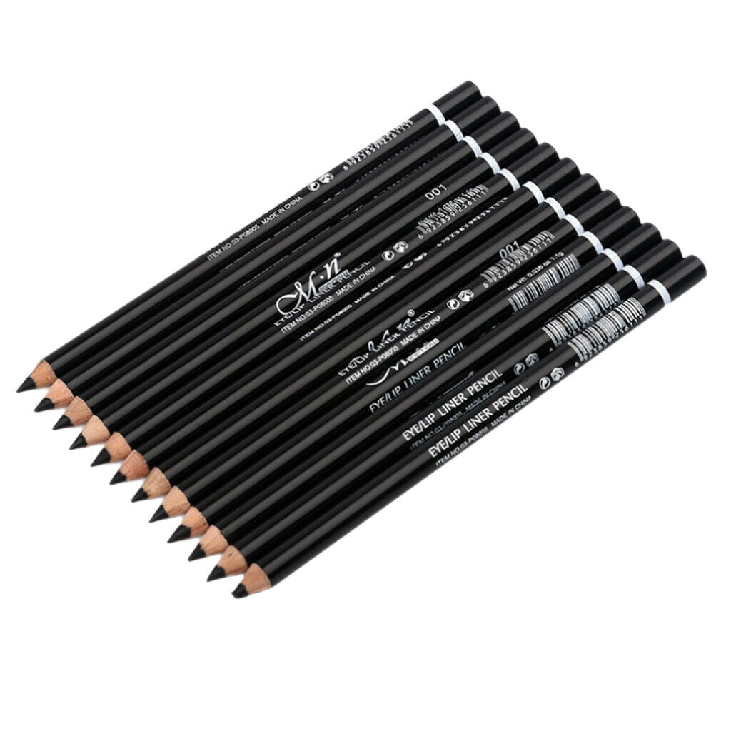 Lot of 12 Pieces Black Waterproof Eye Shadow Eyeliner