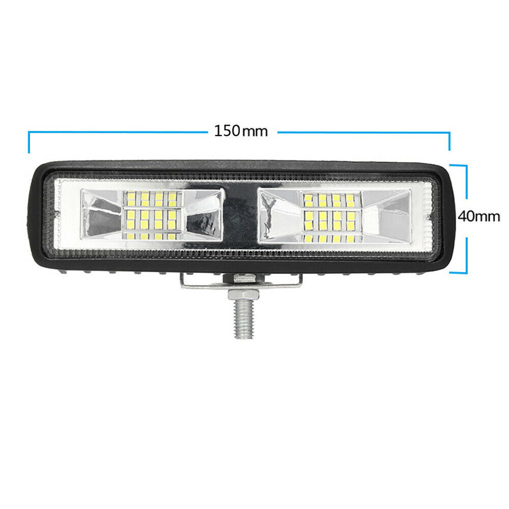 48W LED Work Light Bar Flood Beam for Car Truck Boat OffRoad Driving Fog Lamp