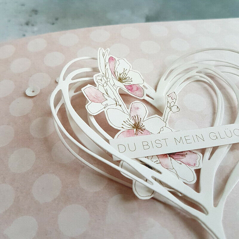 Love Heart Metal Cutting Dies Stencil for DIY Scrapbooking Paper Card Dec.l8