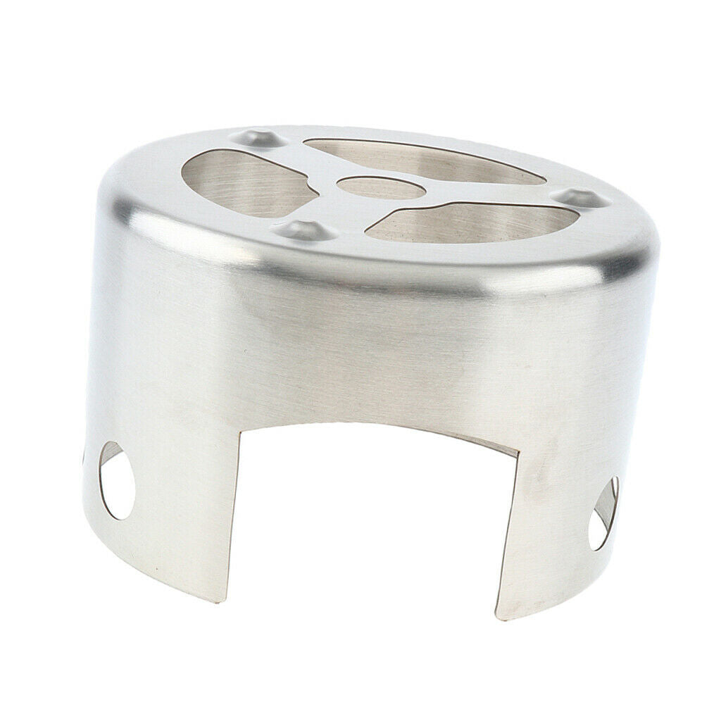 Camping Backpacking Stove, Portable Stainless Steel Alcohol  Burning Stove for