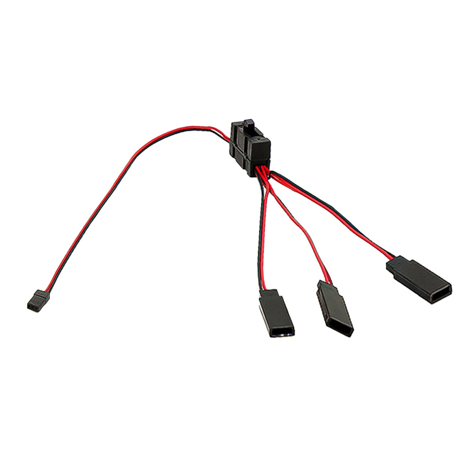 4 Way Servo Extension 1 to 3 Y Splitter Cable Switch for JR Futaba RC Car