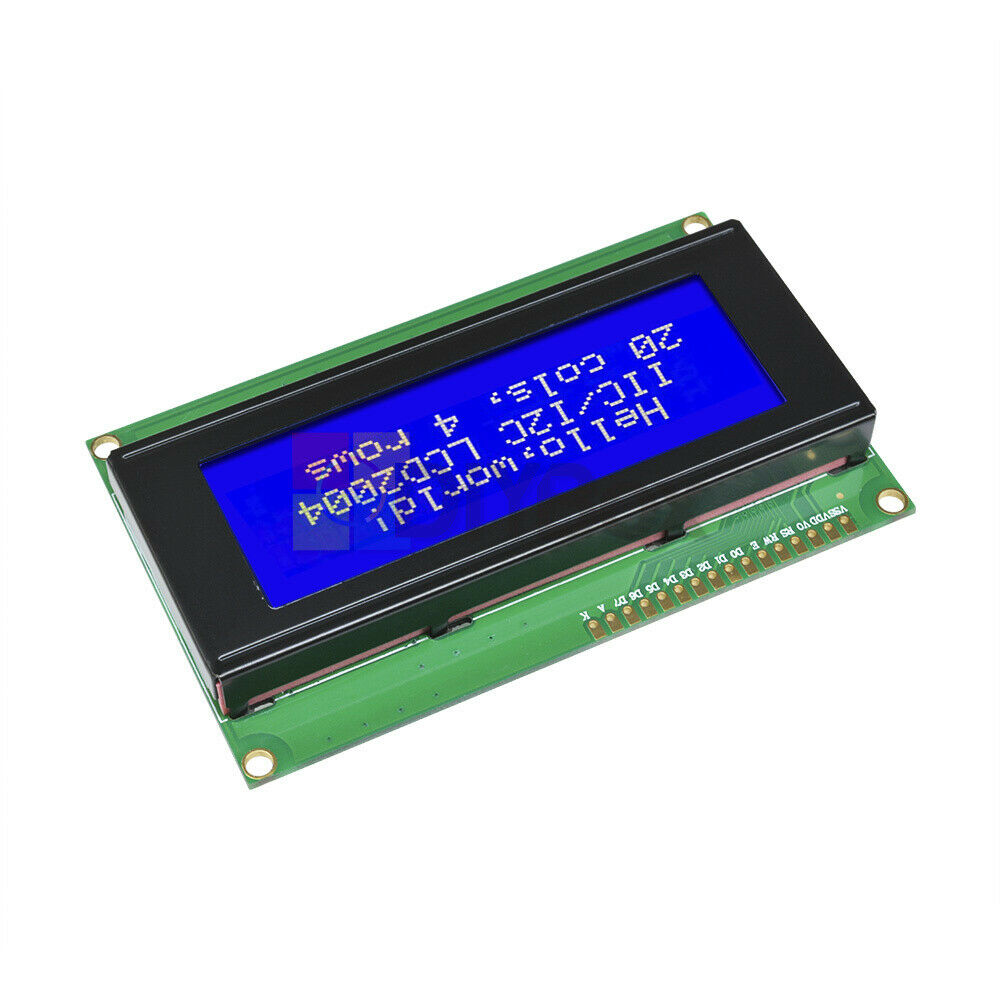 204 LCD 2004 20X4 Character LCD Display Module Blue Blacklight For Arduino