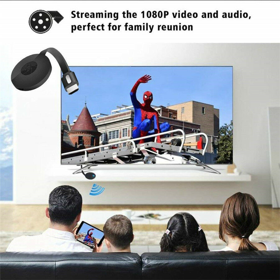 1080P Wireless Display Adapter Receiver WiFi  Connection Dongle Screen Share