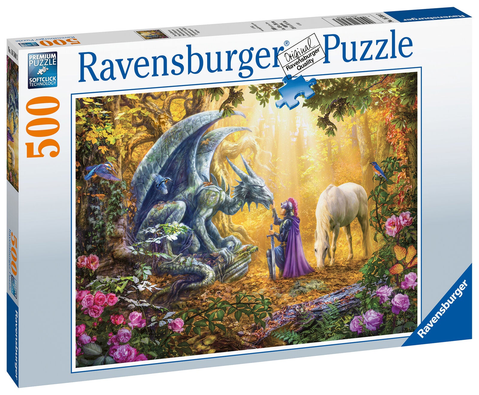 16580 Ravensburger The Dragon's Spell Jigsaw Puzzle includes 500 Pieces Age 10 Y