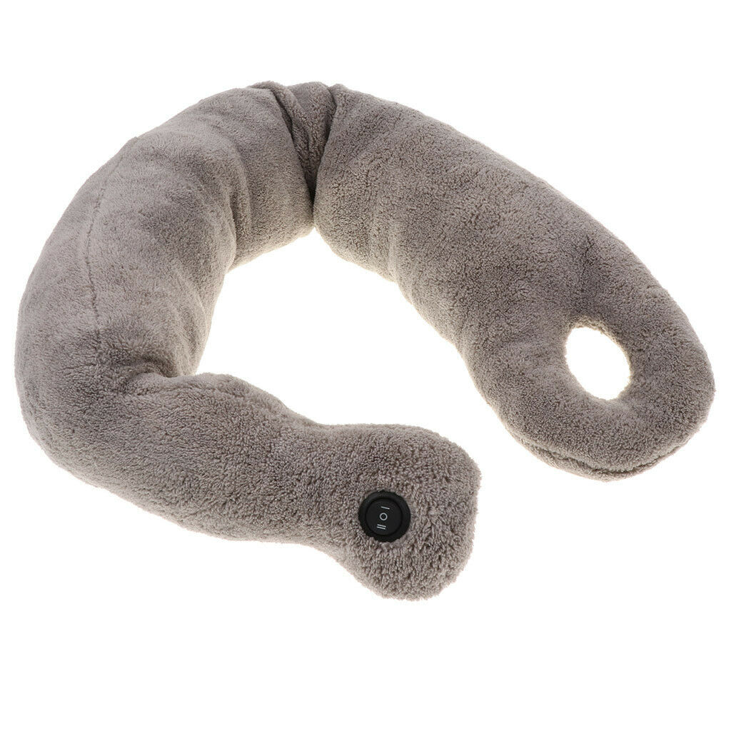 Massage Electric Travel Pillow Neck Support Head Rest Airplane Cushion