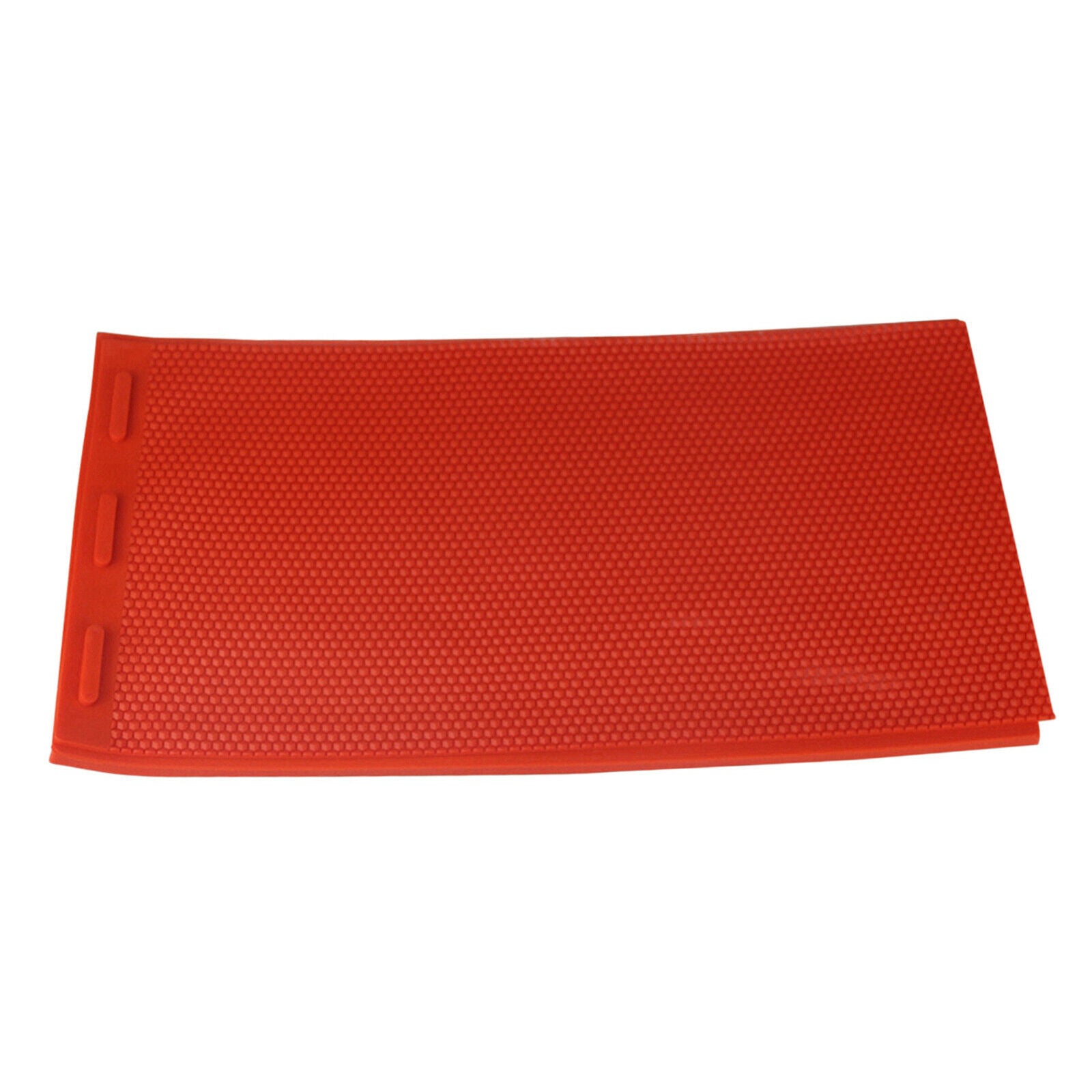 Bee Wax Foundation Silicone Mold Flexible Wax Coated for Beehives Orange