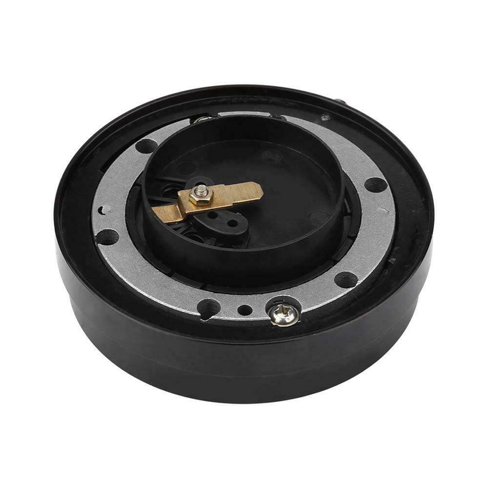 Steering Wheel Quick Release Hub Adapter Snap Off Boss Kit for Racing Car Black