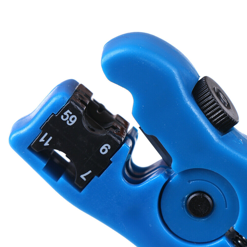 Coaxial Cable Wire Cutter Stripping Tool CAT 5 RG 59/6 RG 7/11 Stripper Too TH