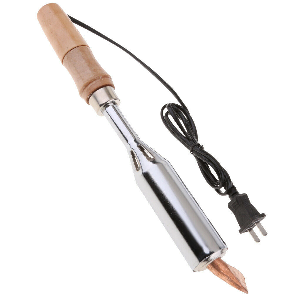 Electric soldering iron with insulated wooden handle welding tool 300W