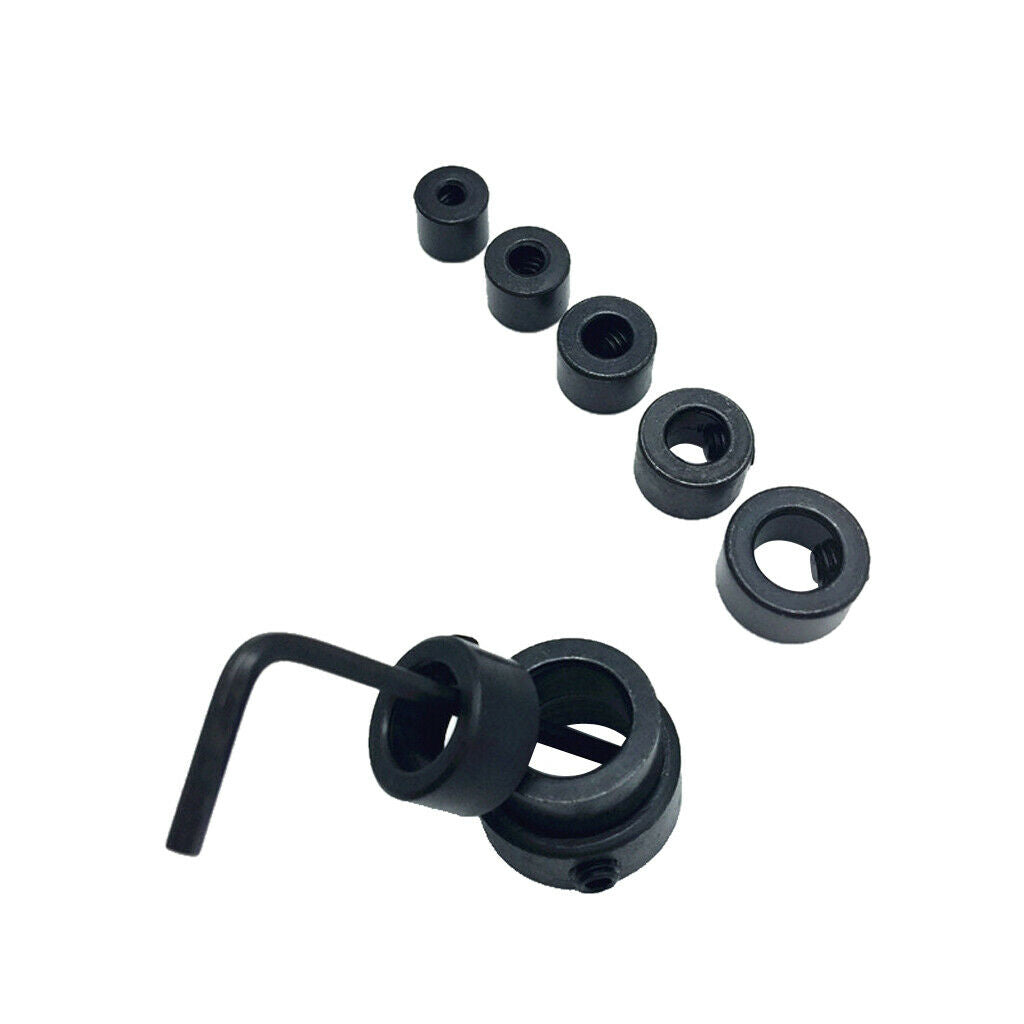 8pcs Drill Depth Stable Wood Drill Collets Stop   Locator Locator