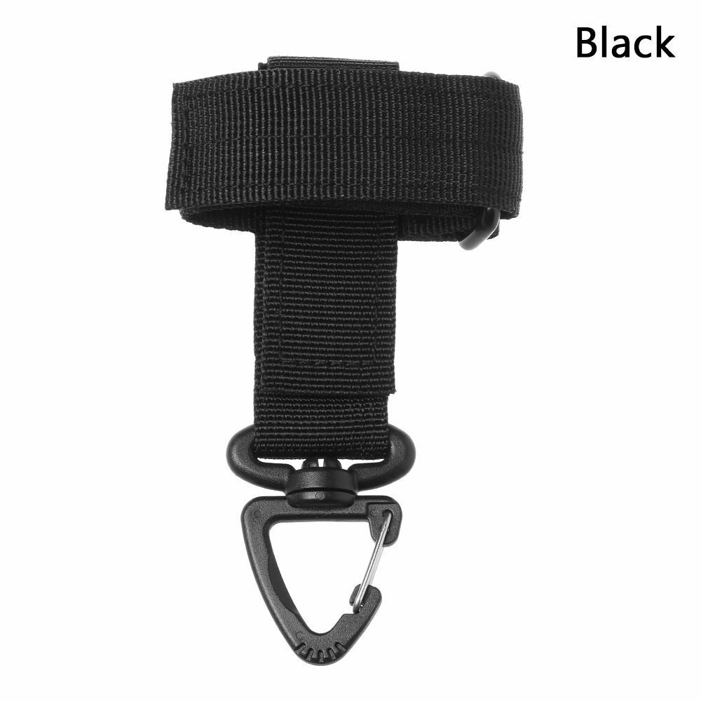 Outdoor Anti-lost Safety Nylon Glove Hook Hanging Buckle Climbing Rope Storage