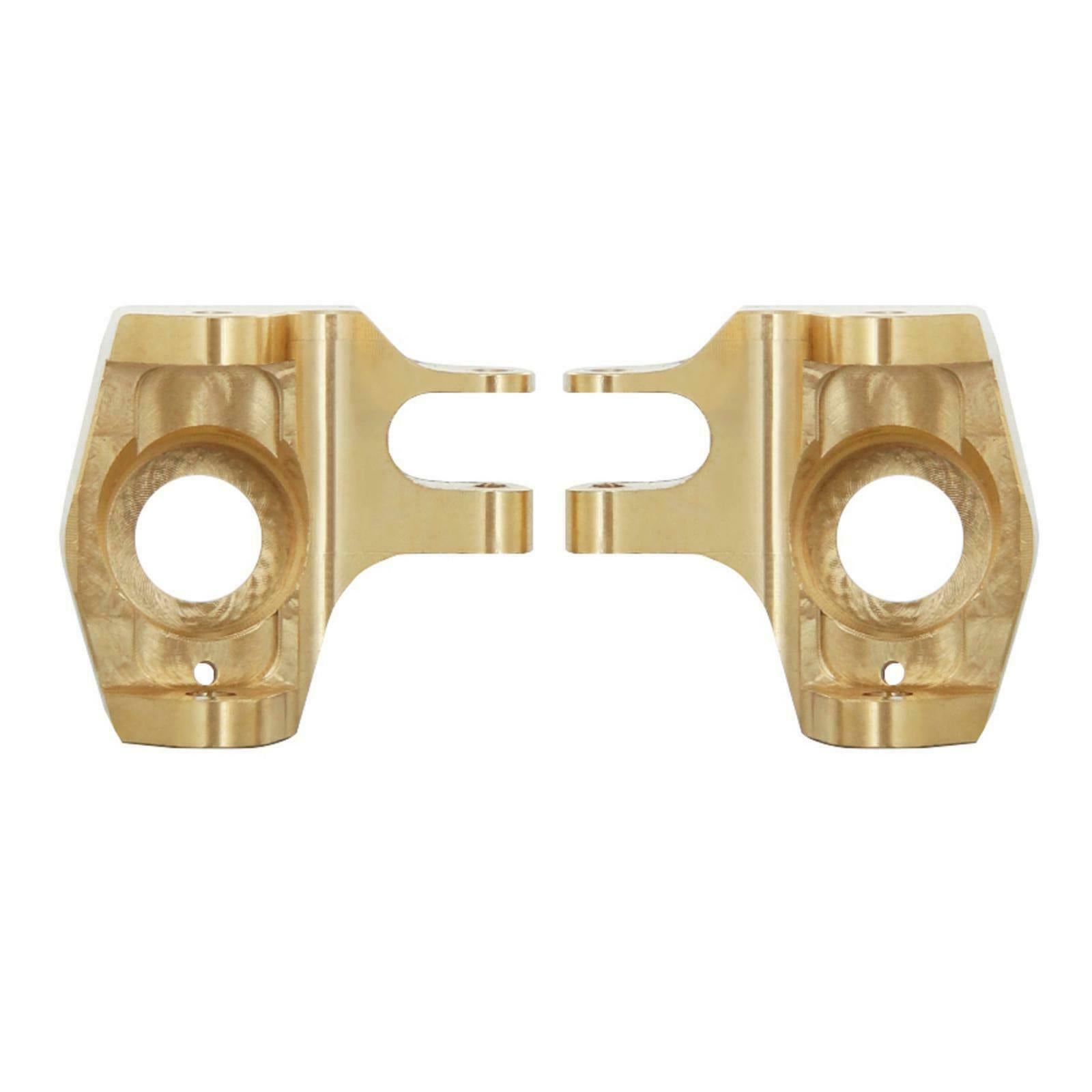 2Pack of 1:10 RC Car Brass Front Steering Knuckle Cup for Axial SCX10 II