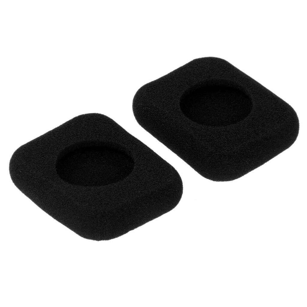 1Pair Black Soft Foam Earpads Ear Pads Replacement for    Headphone