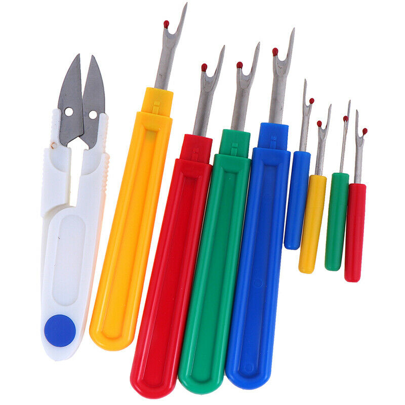 9pcs Seam Ripper Stitch Unpicker Thread Cutter DIY Sewing Cross Embroidery TooDD