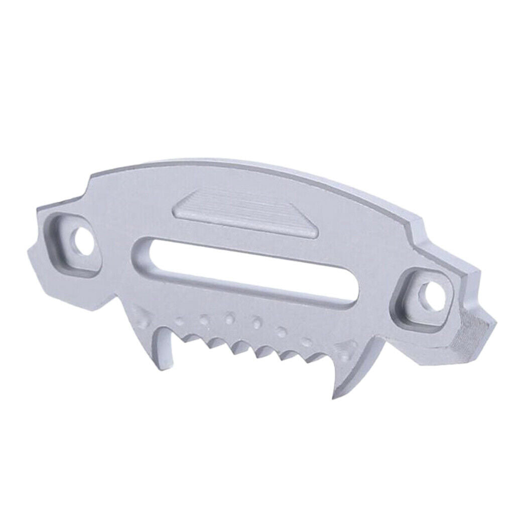 RC Winch Control Mounting Plate, Silvered For 1/10 TV Spare Parts