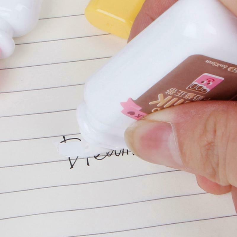 Portable Correction Tape Easy To Write with Gel Pen Pencil Ink Pen for Office