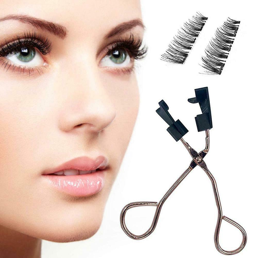 Magnetic Eyelash Clip Set Eyelash Applicator Magnetic False Eyelashes Reusable
