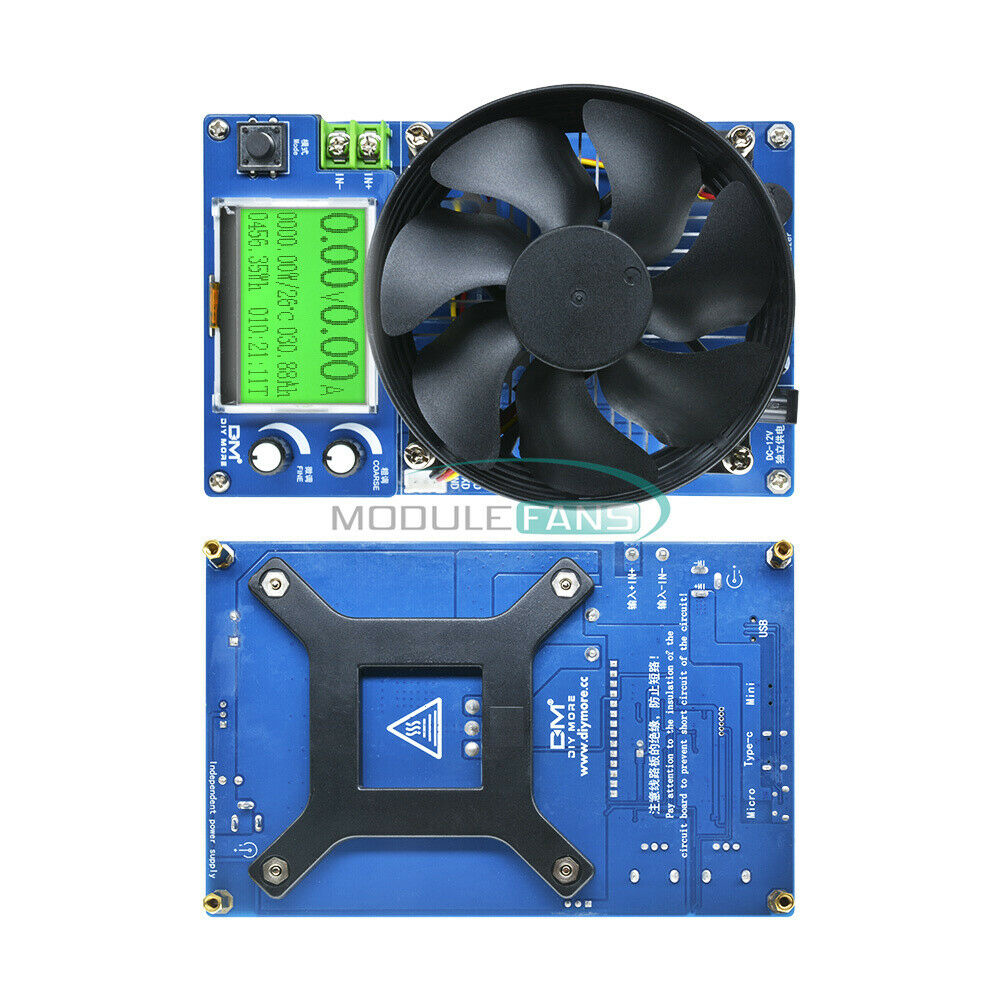 150W Intelligent Electronic Load Battery Discharge Tester Meter Detector 150V