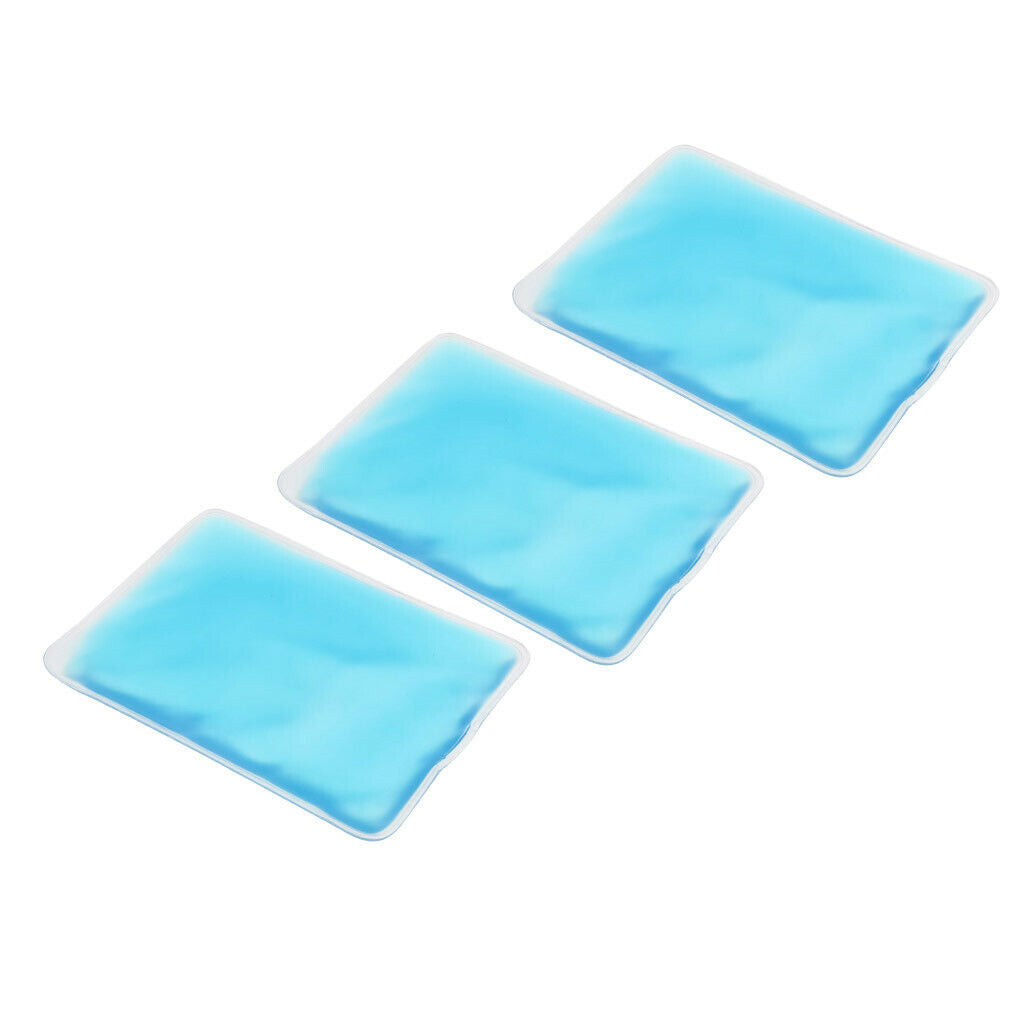 3x Ice Pack Wraps Instant Cold Bag for Sports Swelling Headache Puffiness