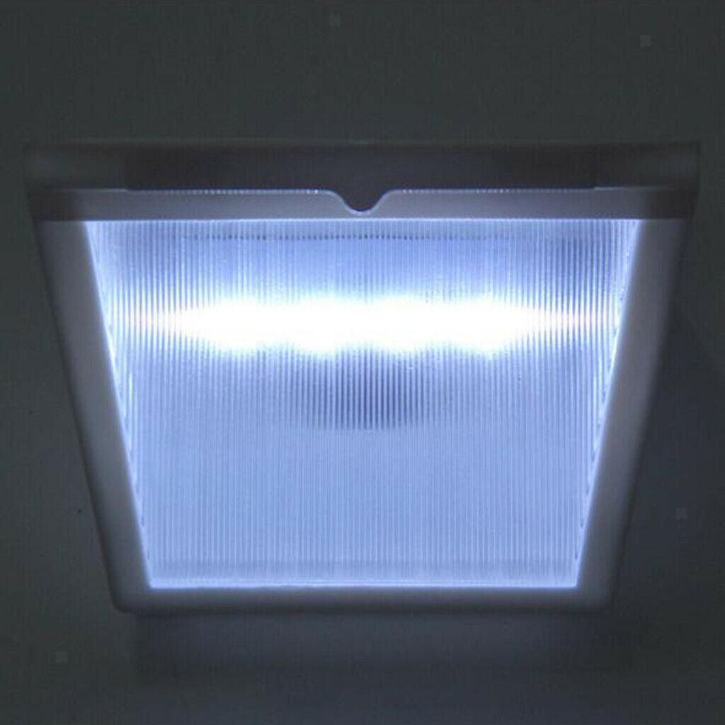 Solar Powered Lights Outdoor Wall Sconce 4 LED Wall Washer Fence Street