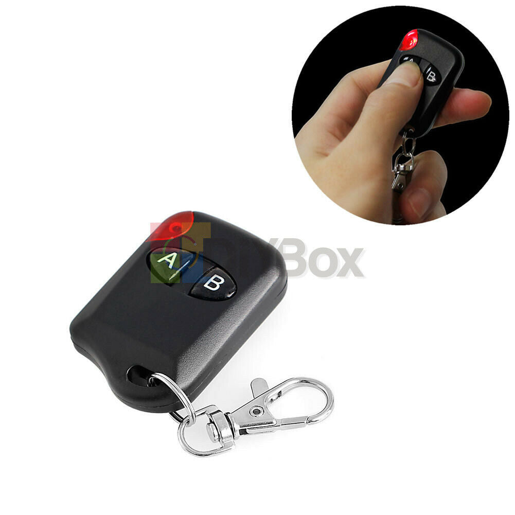 DC 12V 2 Button 433MHz RF Wireless WIFI Remote Control Transmitter Garage Door