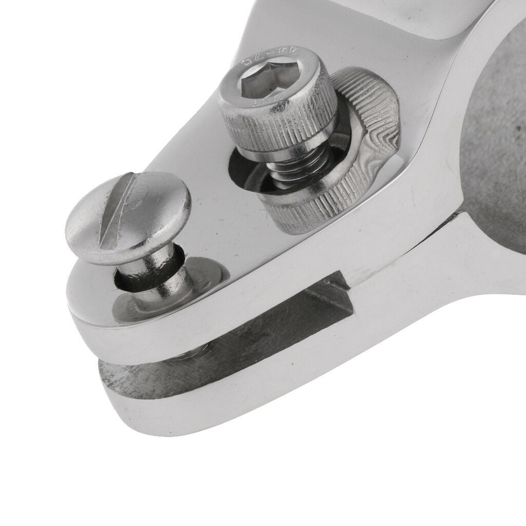 Stainless Steel Boat Bimini/Canopy Bow Knuckle Clamps Fitting for 22 mm Tube