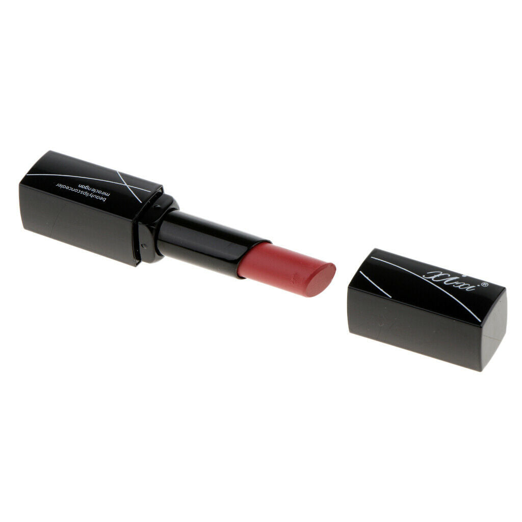 Lasting Moisturizing Velvet Nude Lipstick Matte Lip Gloss Waterproof dark pink