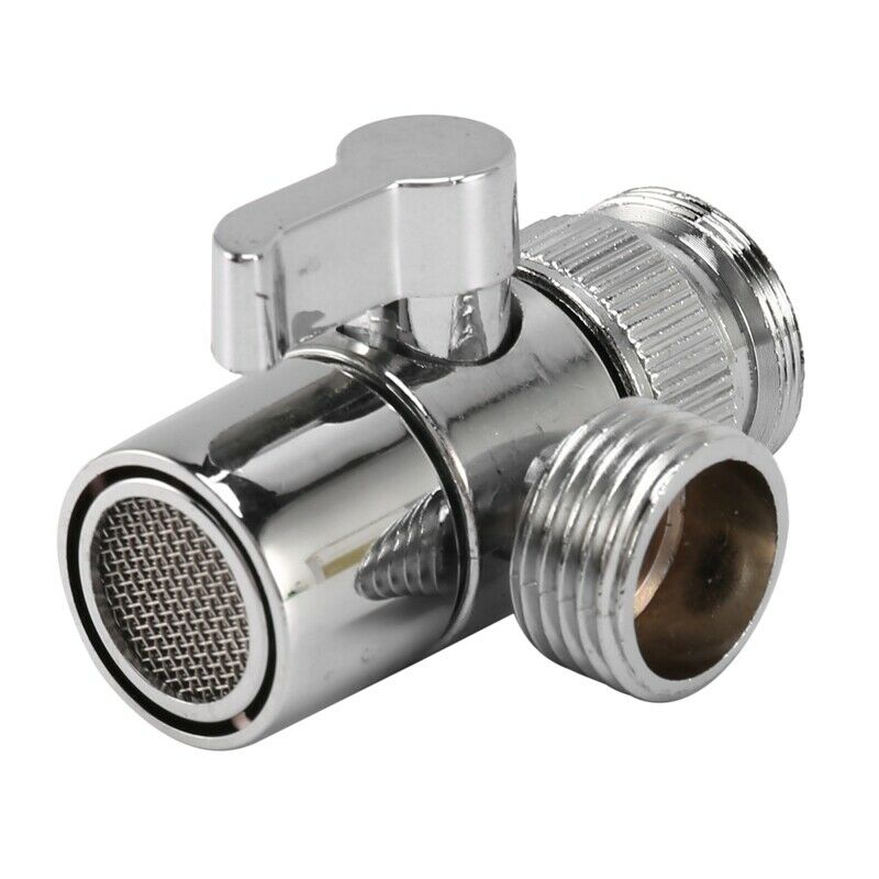 Faucet Valve Diverter Sink Valve Water Tap Faucet Splitter Adapter Home BathroN5