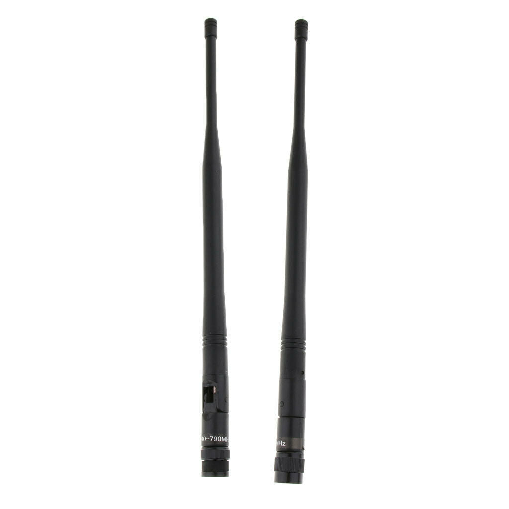 2pcs Mic Gain AntennaTransmitters and Receivers Micophone Parts TNC+BNC