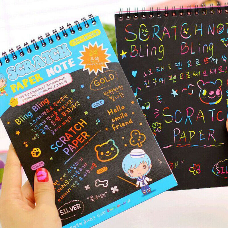 Paper Painting Drawing Children Toys Educational Scratch Stickdoodling Toys