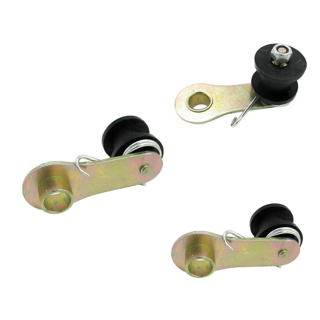 3pcs Heavy Duty Chain Tensioner Roller w/ Spring for Quad Dirt Bike Moto ATV