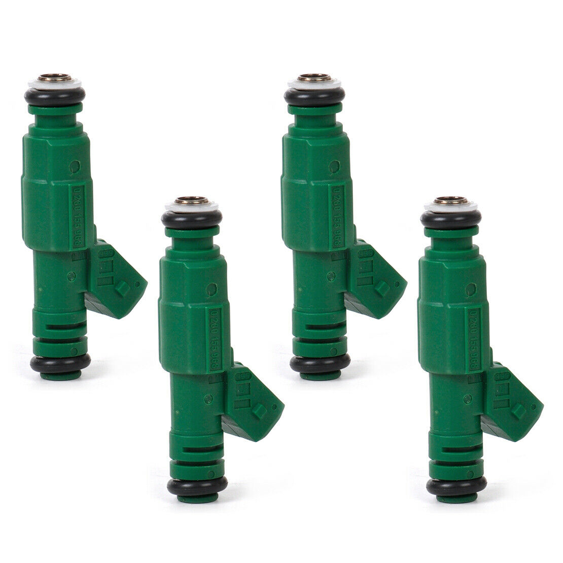 4x Fuel Injector 242 lb/hr 440cc 0280155968 fit Audi BMW Ford Lotus Chrysler An